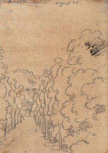 Le Boschetto, Portici, 23 août - John Robert Cozens